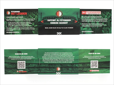Direct Mailing Twin Slider Sliding Card Feyenoord
