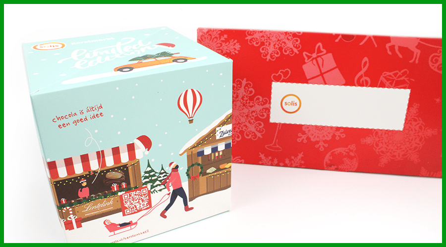 Voorbeeld Grote Pop-up Kaart Kerst Direct Mailing