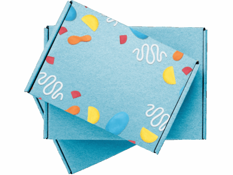 Blogafbeelding bedrukte doosjes