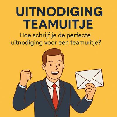 Hoe schrijf je de perfecte uitnodiging voor een teamuitje?